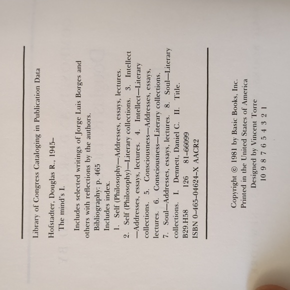 The Mind's I - Hofstadter  & Dennett - 1981 - Picture 7 of 10